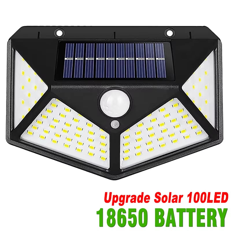 Multifunctional Solar Lamp Outdoor Garden Decoration Solar Led Light Waterproof Sunlight Powered Spotlight with Motion Sensor