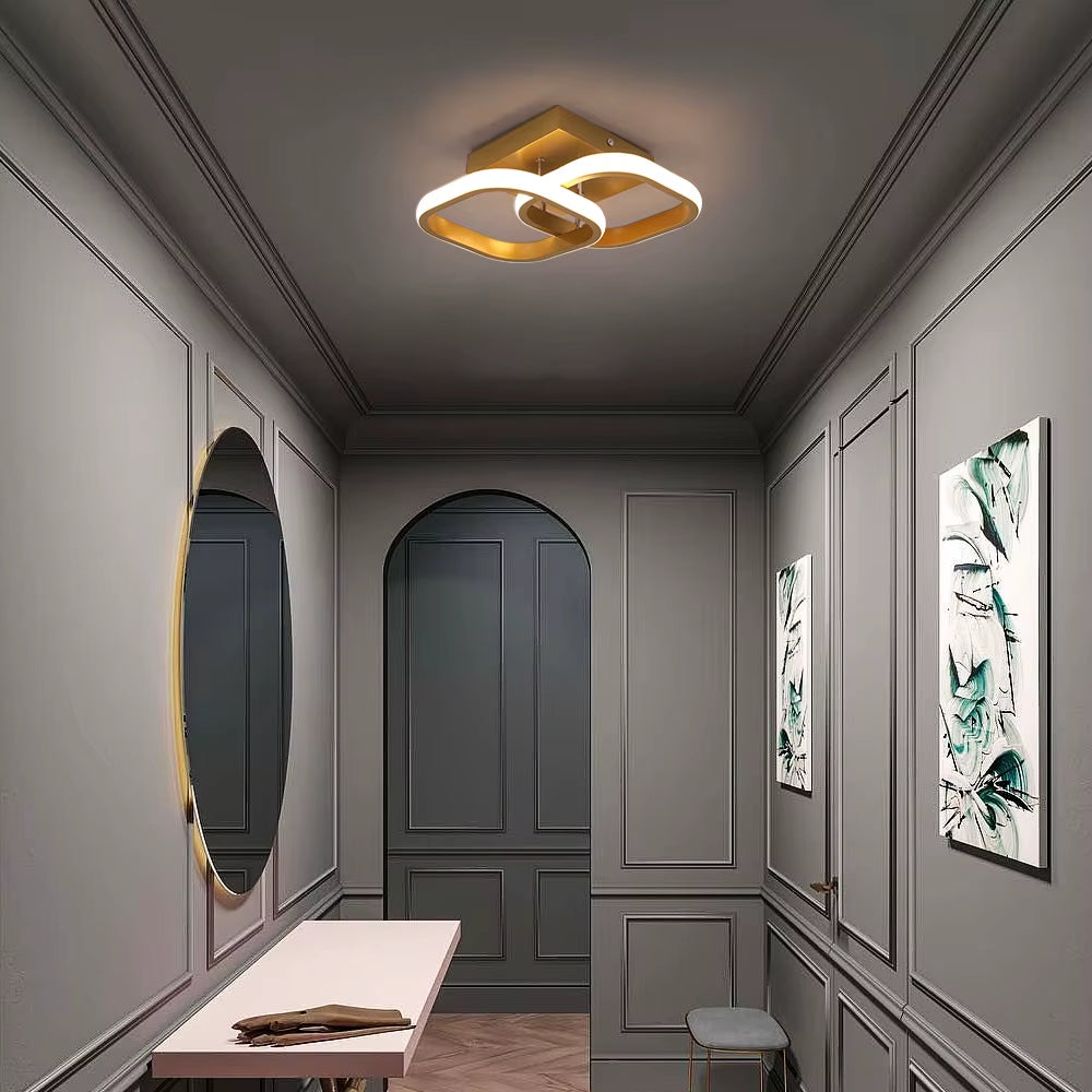 Modern Acrylic LED Ceiling Light Nordic Style Chandelier Design Pendant Light Cloakroom Bedroom Ceiling Lamp Lustres UK Luminair