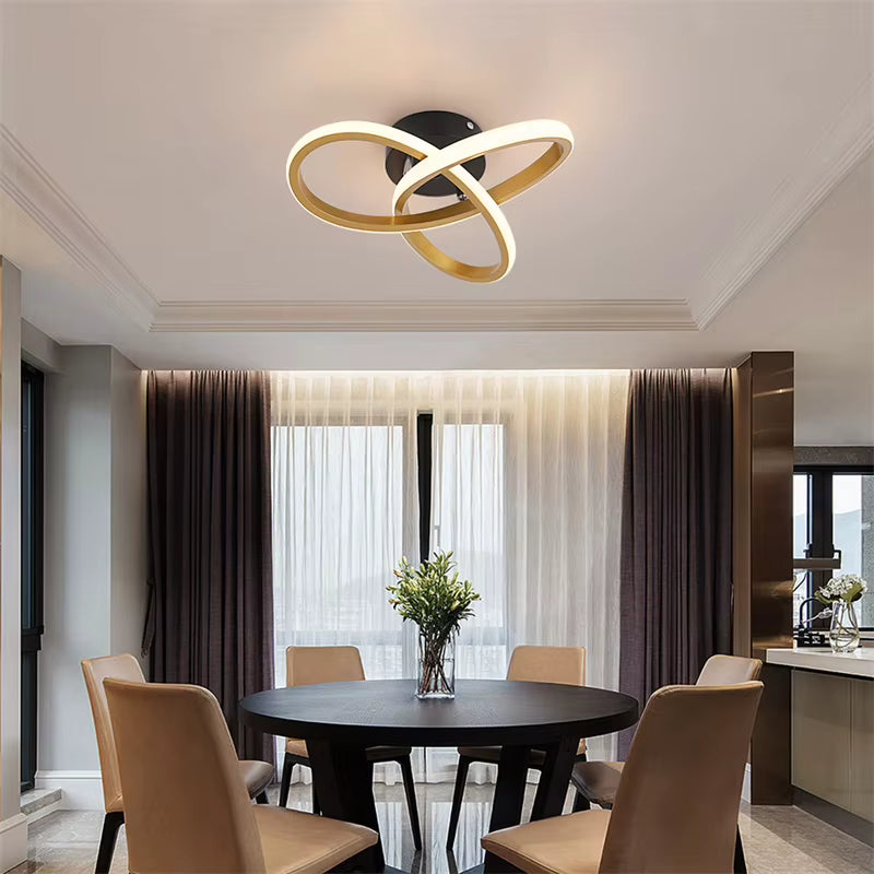 Modern Acrylic LED Ceiling Light Nordic Style Chandelier Design Pendant Light Cloakroom Bedroom Ceiling Lamp Lustres UK Luminair