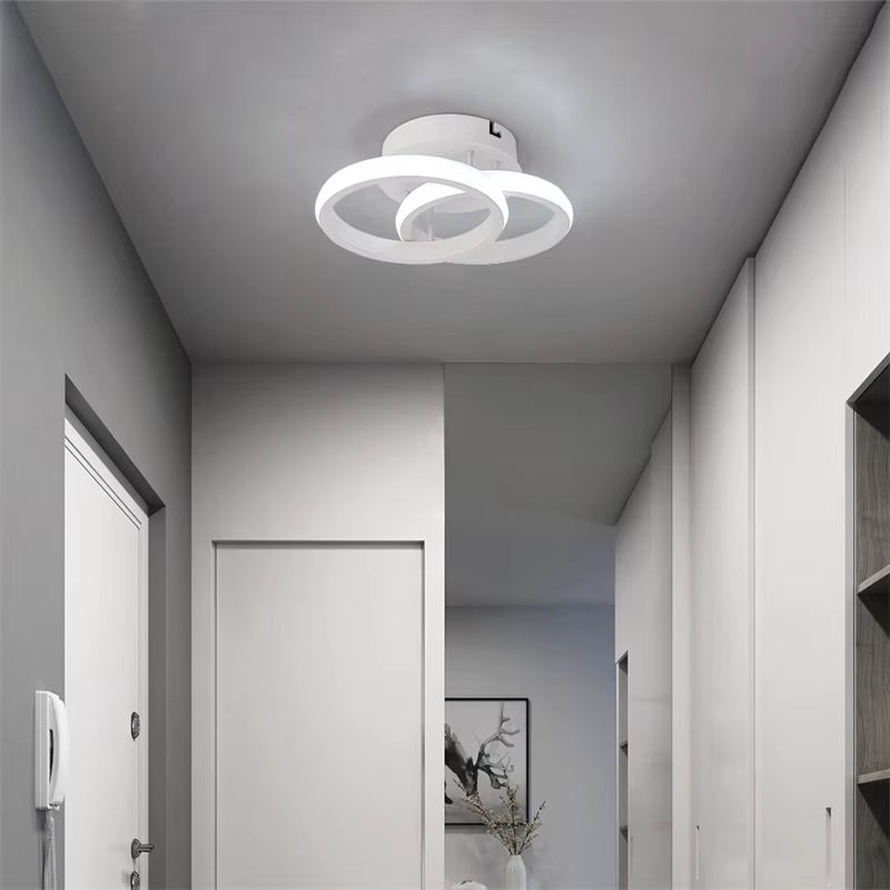 Modern Acrylic LED Ceiling Light Nordic Style Chandelier Design Pendant Light Cloakroom Bedroom Ceiling Lamp Lustres UK Luminair