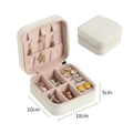 Jewelry Box PU Leather Jewellery Storage Earring Boxes Packaging Storage Display Case Organizer for Home Travel Girl Gift