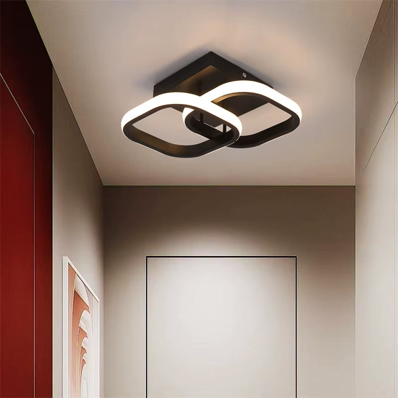 Modern Acrylic LED Ceiling Light Nordic Style Chandelier Design Pendant Light Cloakroom Bedroom Ceiling Lamp Lustres UK Luminair